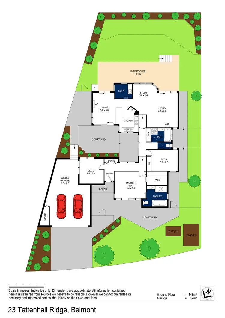 Floorplan of Homely house listing, 23 Tettenhall Ridge, Belmont VIC 3216