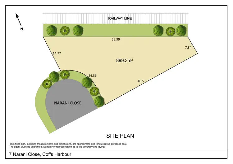 Floorplan of Homely land listing, 7 Narani Close, Coffs Harbour NSW 2450