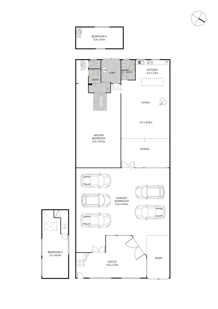 Floorplan of Homely house listing, 13-15 Northwood Street, Camperdown NSW 2050