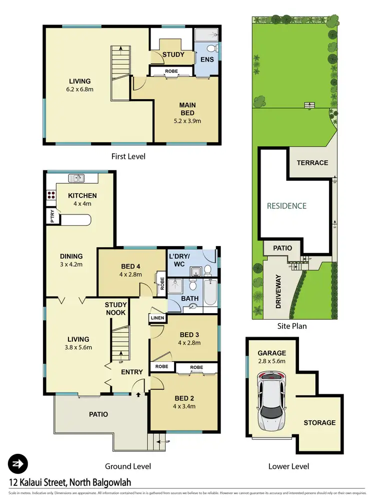 Floorplan of Homely house listing, 12 Kalaui Street, North Balgowlah NSW 2093