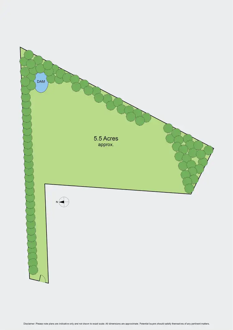 Floorplan of Homely land listing, 203 Panorama Drive, Gisborne VIC 3437