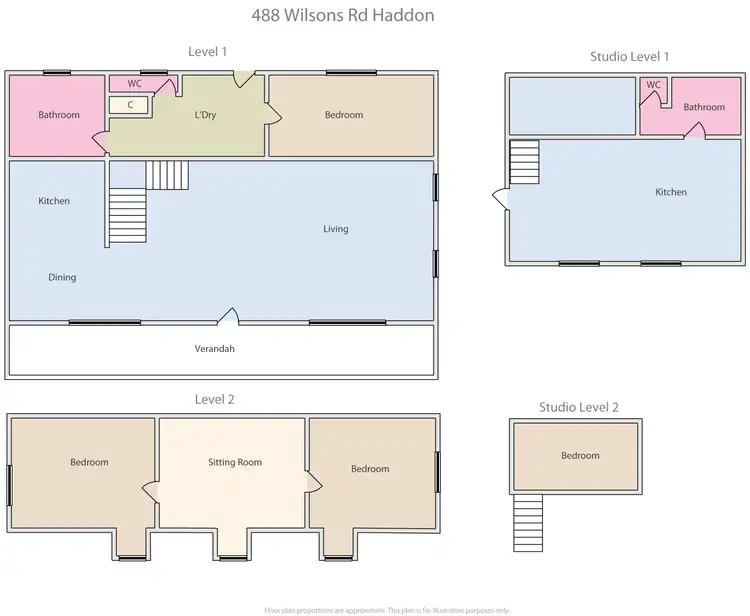 Floorplan of Homely house listing, 488 Wilsons Road, Haddon VIC 3351