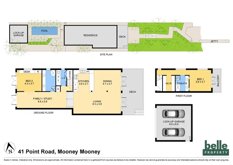 Floorplan of Homely house listing, 41 Point Road, Mooney Mooney NSW 2083