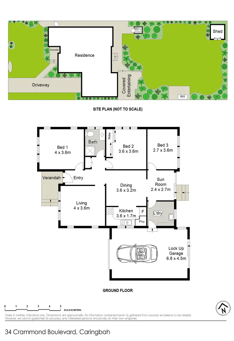 Floorplan of Homely house listing, 34 Crammond Boulevard, Caringbah NSW 2229