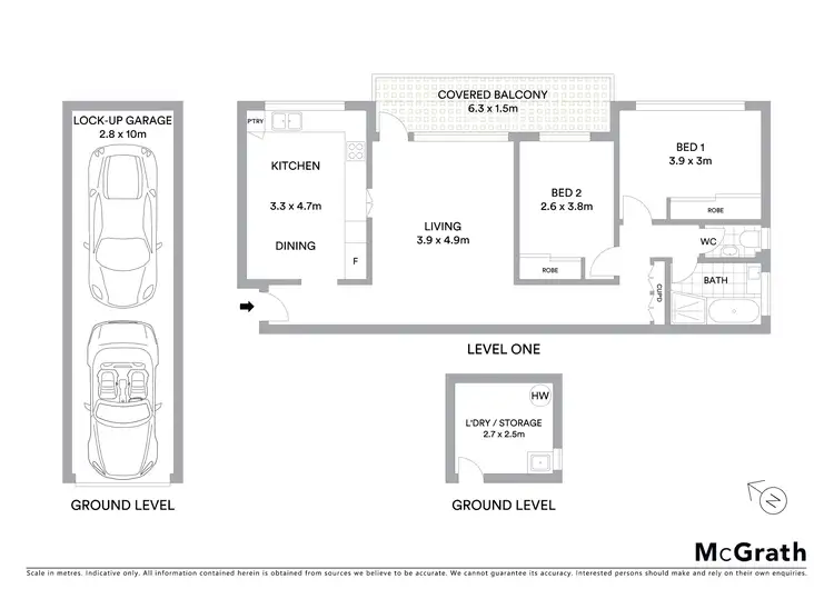 Floorplan of Homely unit listing, 6/53 Illawarra Street, Allawah NSW 2218