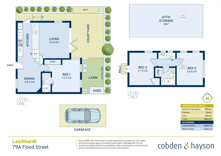 Floorplan of Homely house listing, 79a Flood Street, Leichhardt NSW 2040