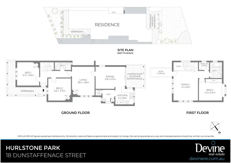 Floorplan of Homely house listing, 18 Dunstaffenage Street, Hurlstone Park NSW 2193