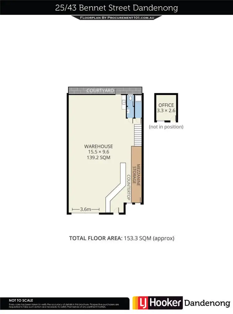 Floorplan of Homely house listing, 25/39-43 Bennet Street, Dandenong VIC 3175