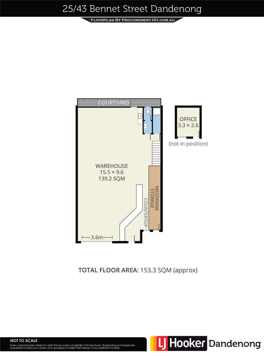Floorplan of Homely house listing, 25/39-43 Bennet Street, Dandenong VIC 3175