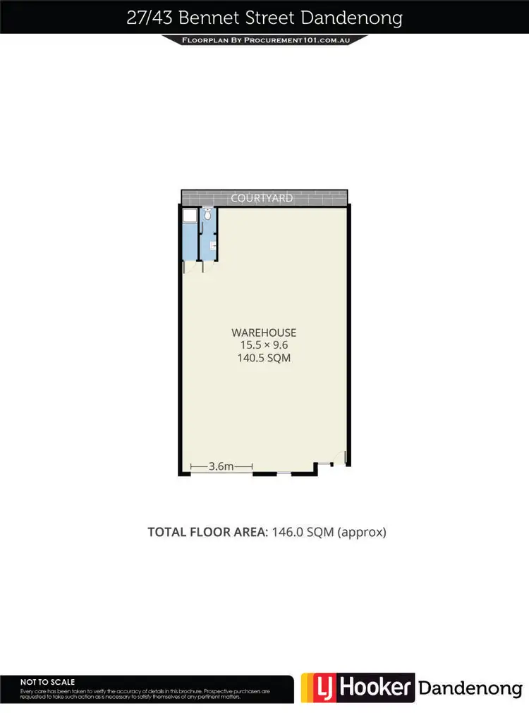 Floorplan of Homely house listing, 27/39-43 Bennet Street, Dandenong VIC 3175