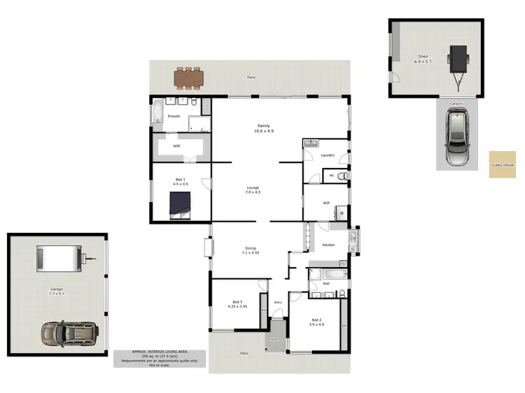 Floorplan of Homely house listing, 346 Honour Avenue, Corowa NSW 2646