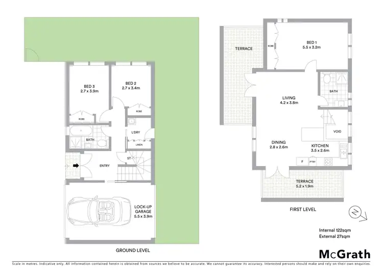 Floorplan of Homely townhouse listing, 5/46 Althorp Street, East Gosford NSW 2250