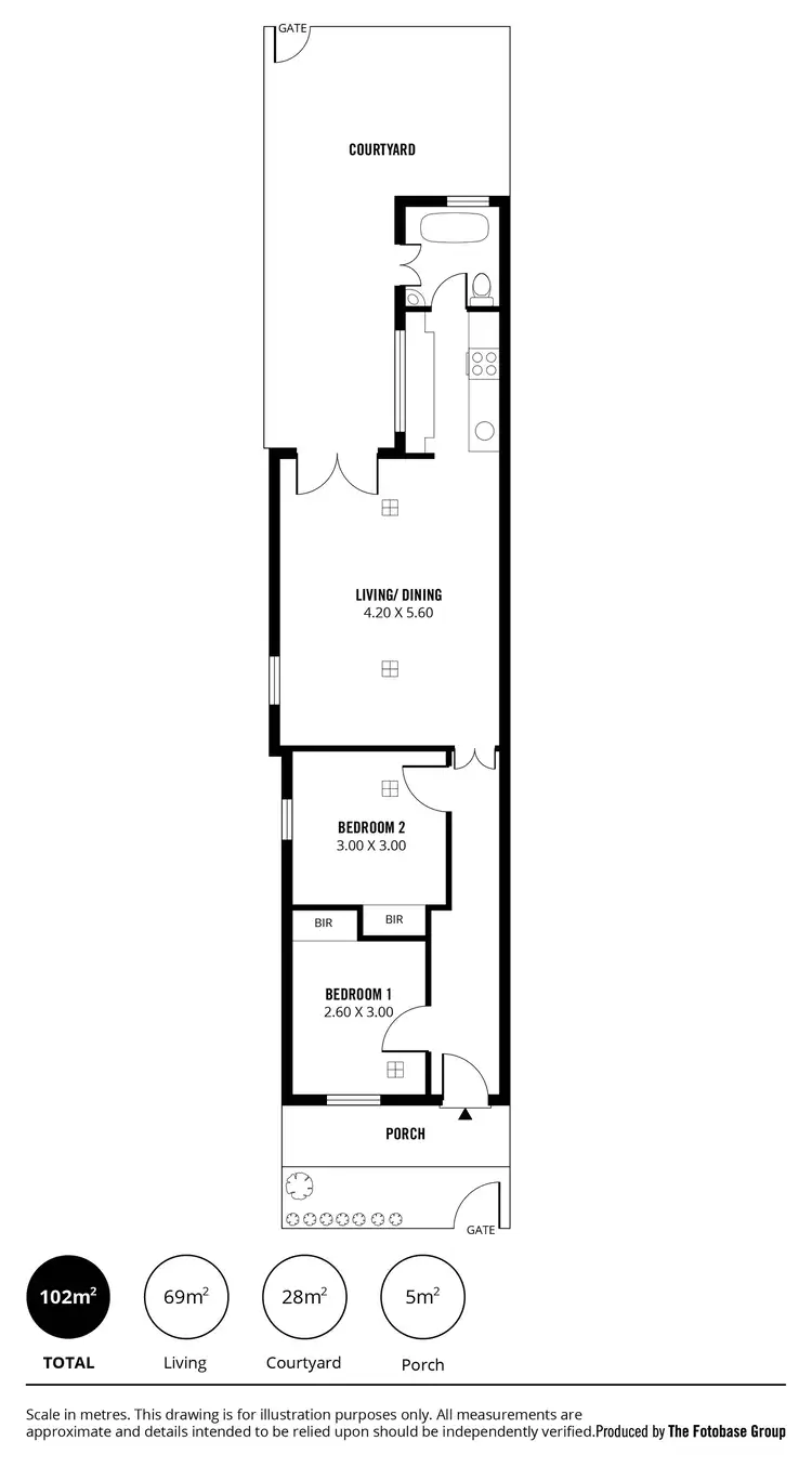 Floorplan of Homely house listing, 184 Gilbert Street, Adelaide SA 5000