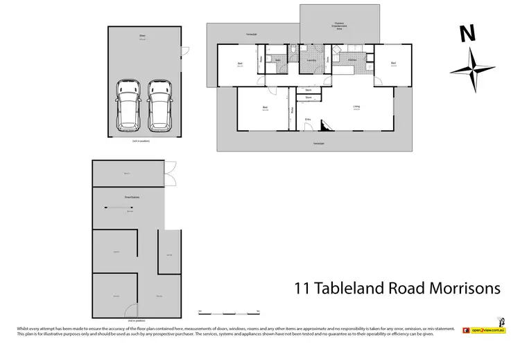Floorplan of Homely rural property listing, 11 Tableland Road, Morrisons VIC 3334