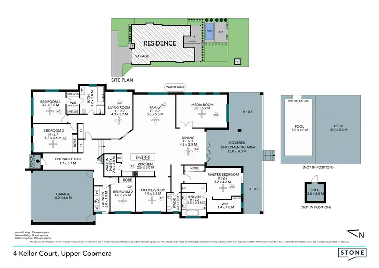 Floorplan of Homely house listing, 4 Kellor Court, Upper Coomera QLD 4209