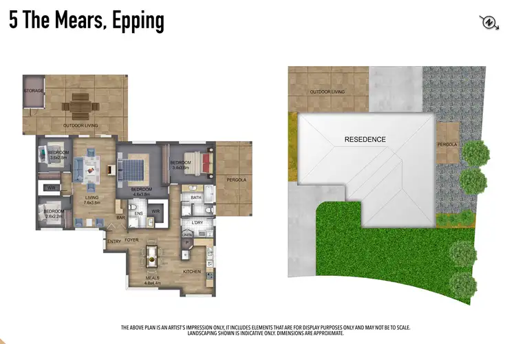 Floorplan of Homely house listing, 5 The Mears, Epping VIC 3076