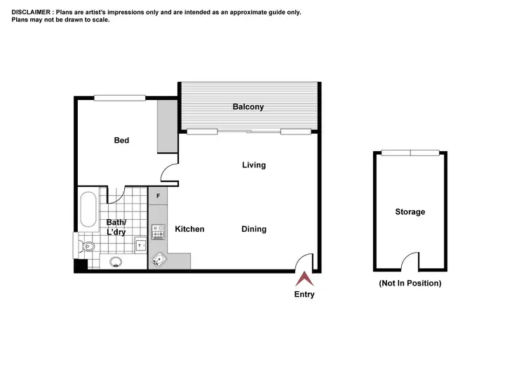 Floorplan of Homely apartment listing, 23/5 Hyndes Crescent, Holder ACT 2611