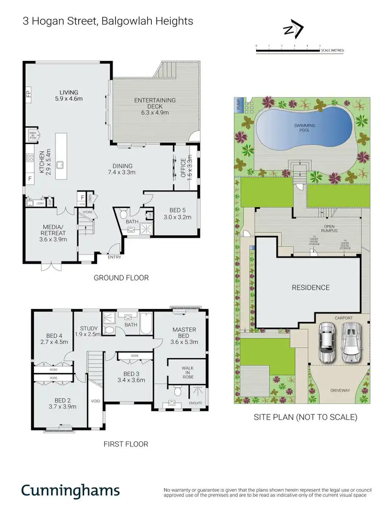 Floorplan of Homely house listing, 3 Hogan Street, Balgowlah Heights NSW 2093