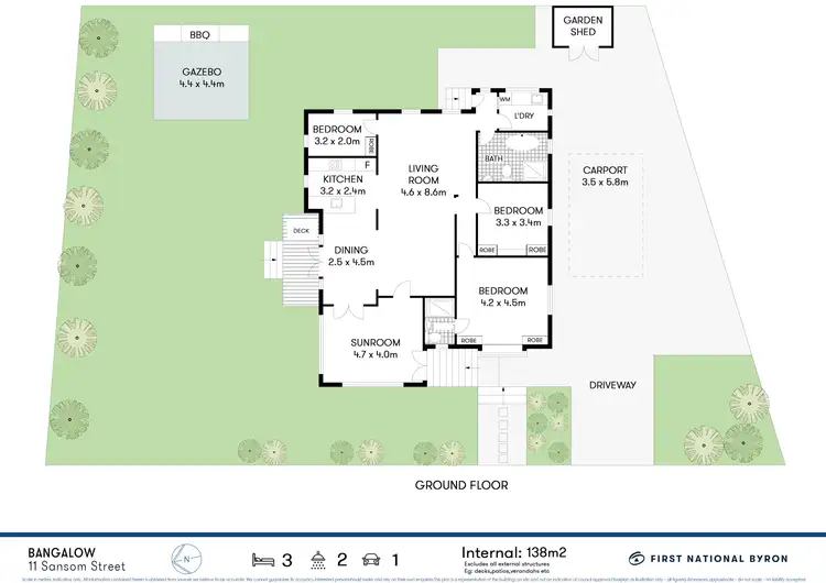 Floorplan of Homely house listing, 11 Sansom Street, Bangalow NSW 2479