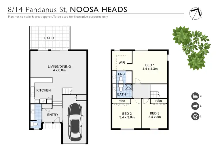 Floorplan of Homely apartment listing, 8/14 Pandanus Street, Noosa Heads QLD 4567