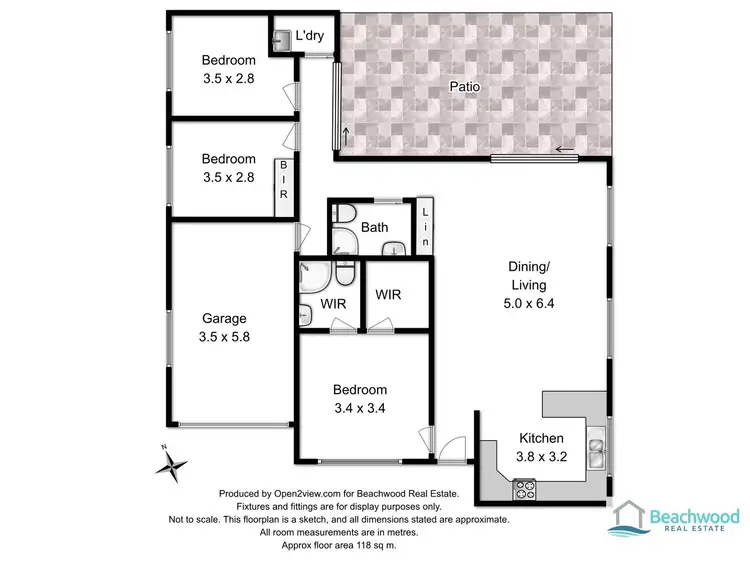 Floorplan of Homely unit listing, 1/2 Callista Court, Port Sorell TAS 7307