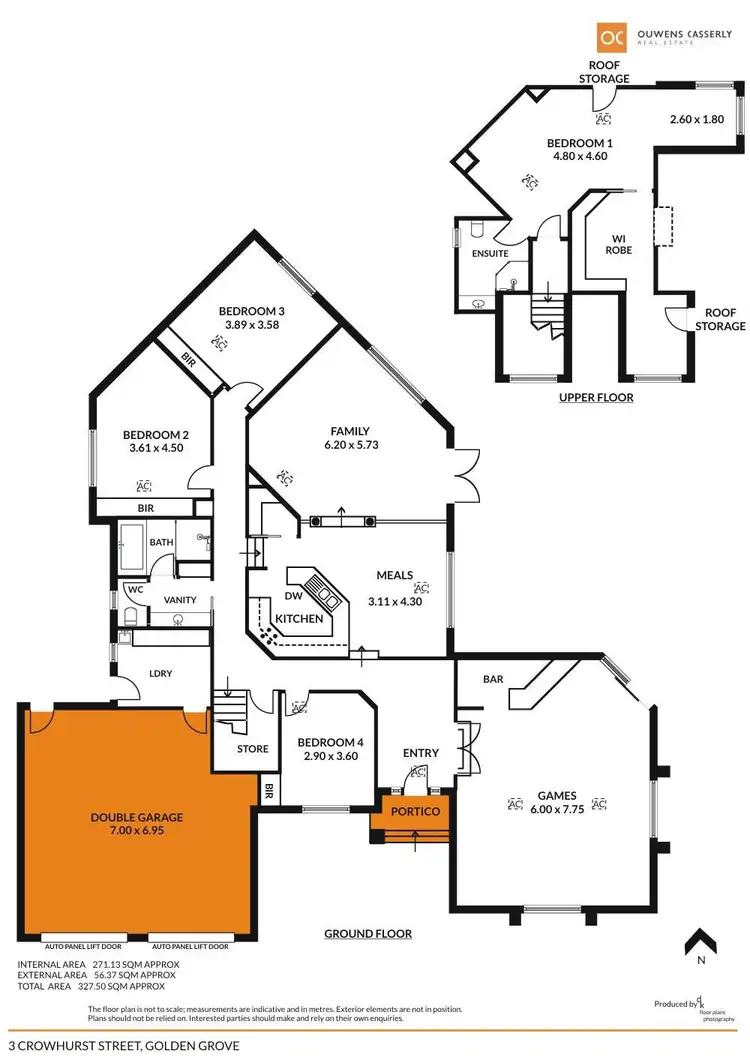 Floorplan of Homely house listing, 3 Crowhurst Street, Golden Grove SA 5125