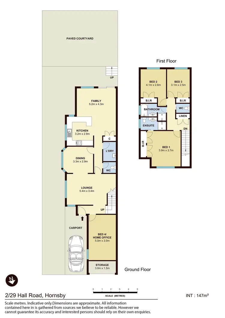 Floorplan of Homely house listing, 2/29 Hall Road, Hornsby NSW 2077