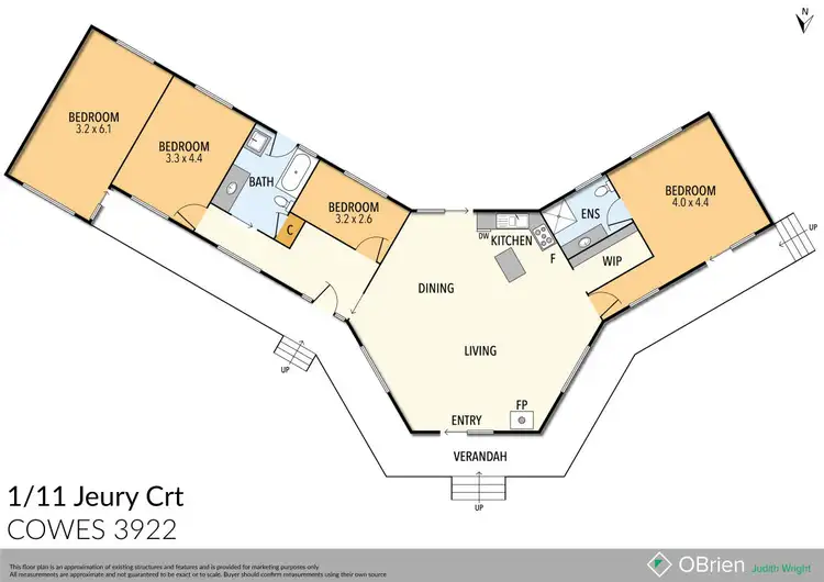 Floorplan of Homely rural property listing, 1-11 Jeury Court, Cowes VIC 3922