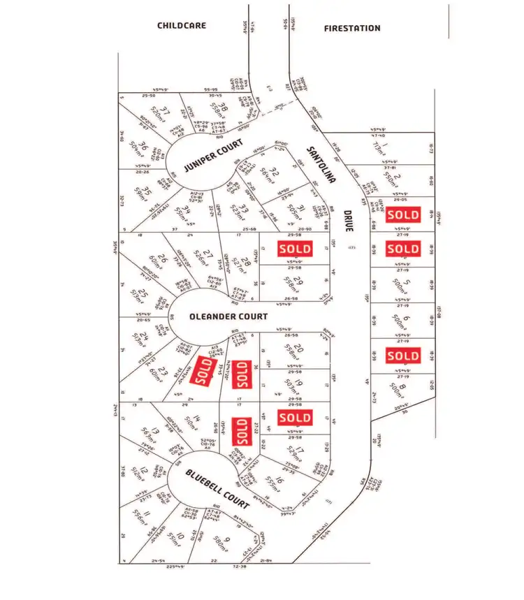 Floorplan of Homely land listing, LOT 10, 338 Bluebell Court, Mildura VIC 3500