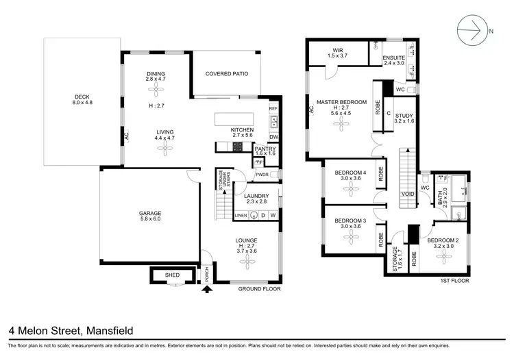 Floorplan of Homely house listing, 4 Melon Street, Mansfield QLD 4122