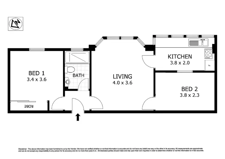 Floorplan of Homely apartment listing, 103/25-27 South Steyne, Manly NSW 2095