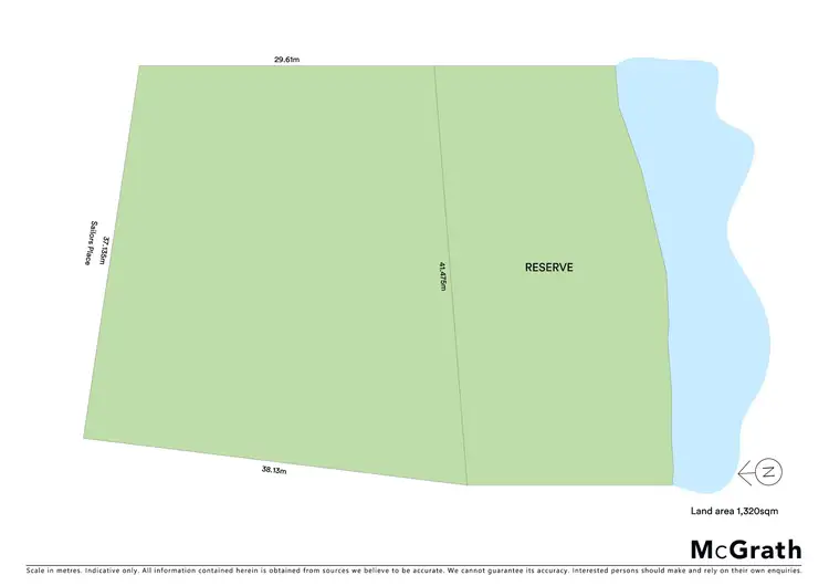 Floorplan of Homely land listing, 16 Sailors Place, Morisset Park NSW 2264