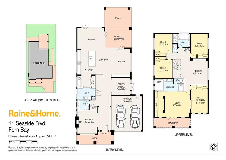Floorplan of Homely house listing, 11 Seaside Boulevard, Fern Bay NSW 2295