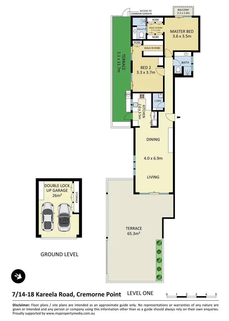 Floorplan of Homely apartment listing, 7/14-18 Kareela Road, Cremorne Point NSW 2090