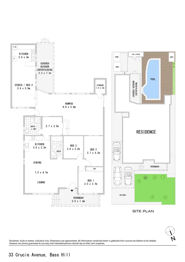 Floorplan of Homely house listing, 33 Crucie Avenue, Bass Hill NSW 2197