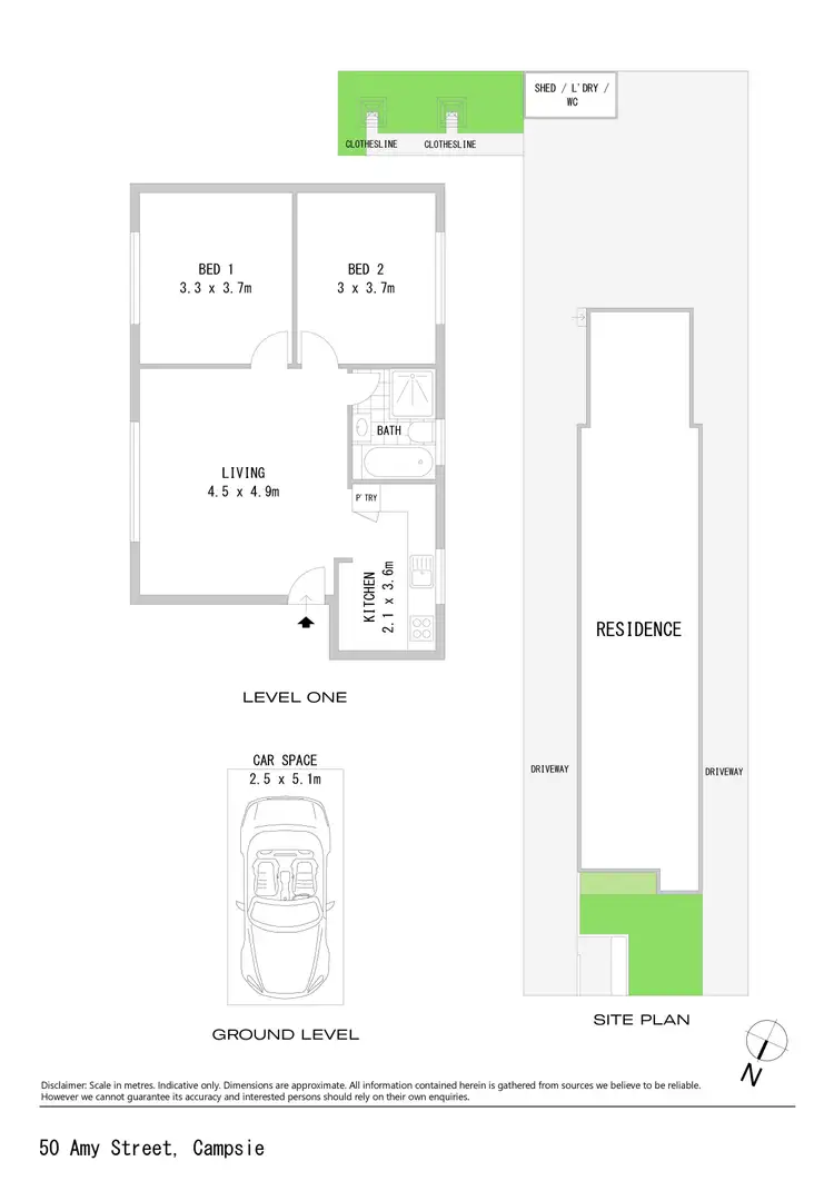 Floorplan of Homely house listing, 1-6/50 Amy Street, Campsie NSW 2194