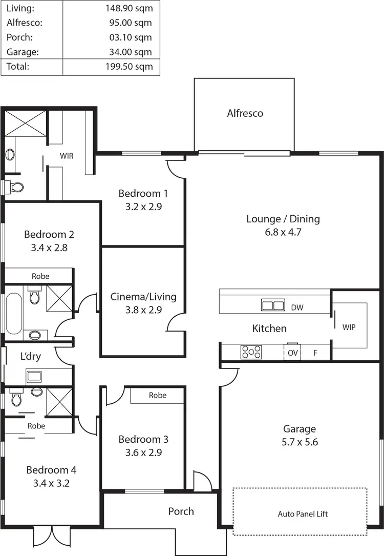 Floorplan of Homely house listing, Lot 421 Jaensch Road, Callington SA 5254