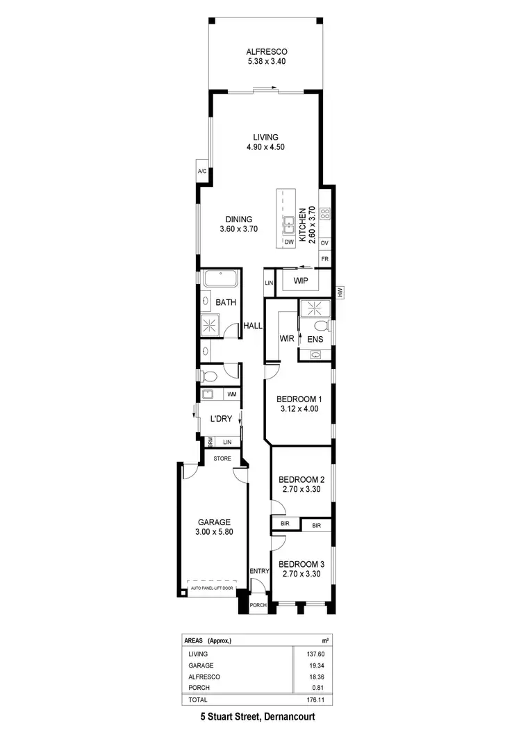 Floorplan of Homely house listing, 5A Stuart Street, Dernancourt SA 5075
