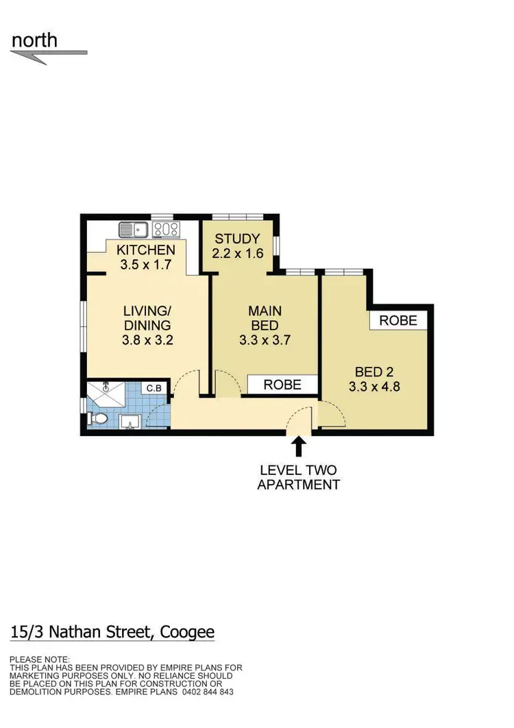 Floorplan of Homely apartment listing, 15/3 Nathan Street, Coogee NSW 2034