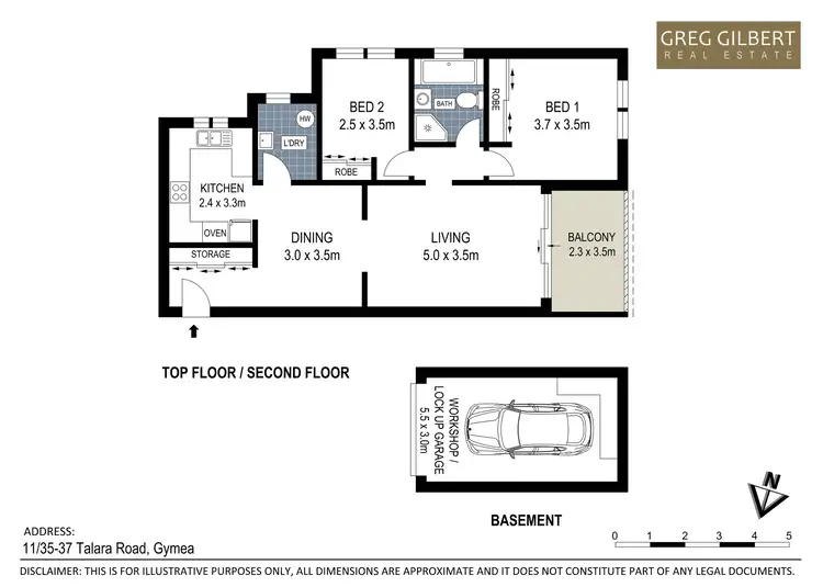 Floorplan of Homely unit listing, 11/35-37 Talara Road, Gymea NSW 2227