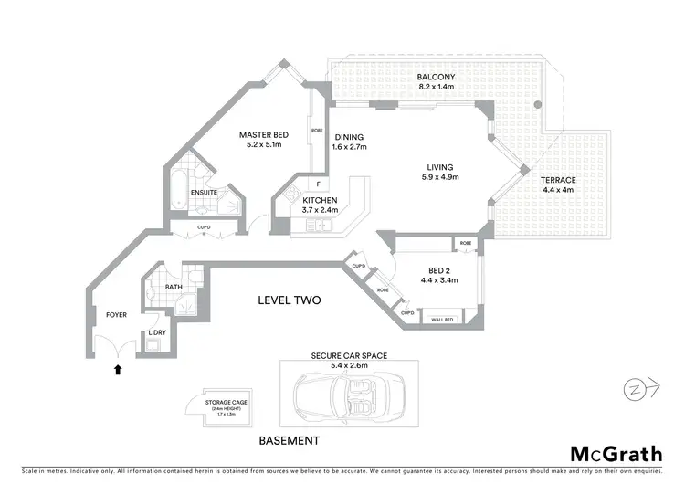 Floorplan of Homely apartment listing, 203/63 Crown Street, Woolloomooloo NSW 2011