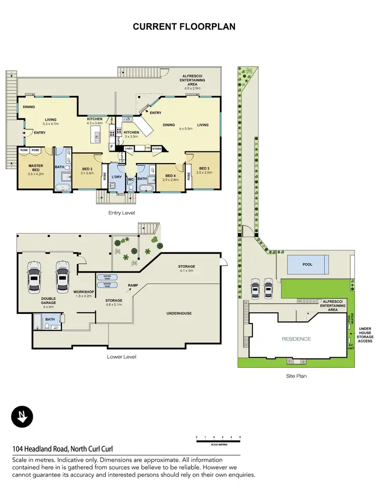 Floorplan of Homely house listing, 104 Headland Road, North Curl Curl NSW 2099