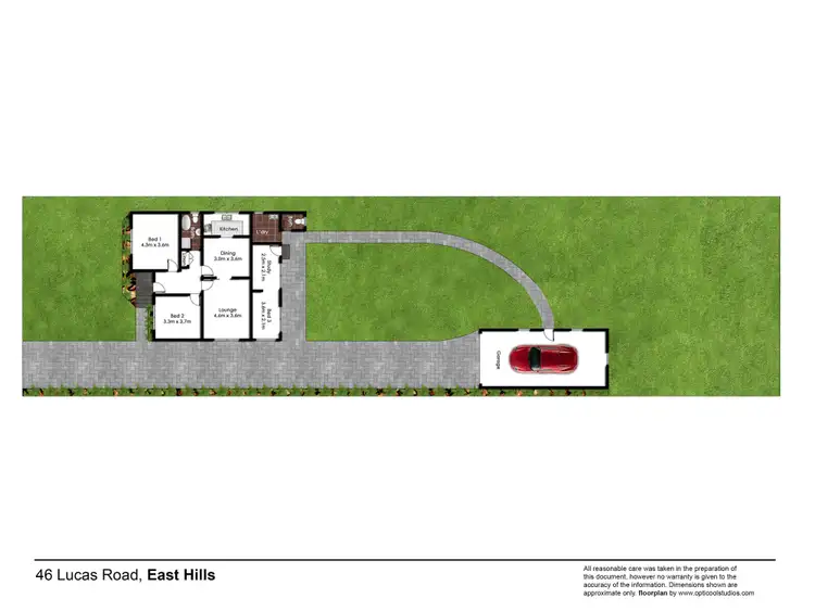 Floorplan of Homely house listing, 46 Lucas Road, East Hills NSW 2213