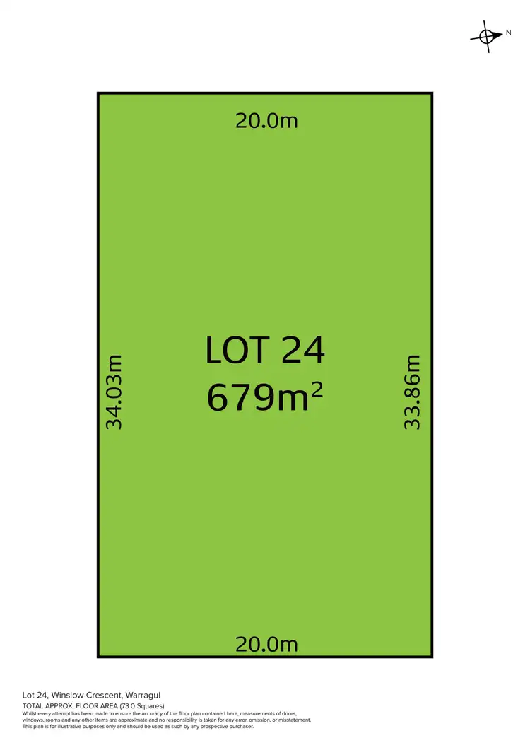 Floorplan of Homely land listing, 38 Winslow Crescent, Warragul VIC 3820
