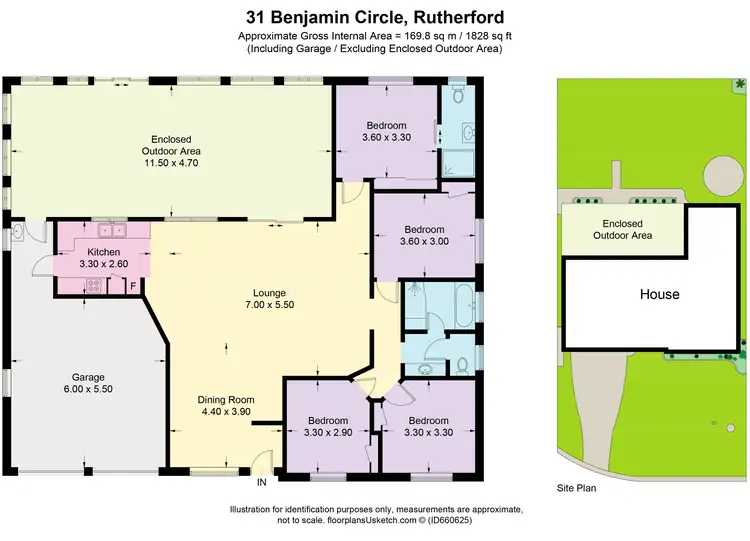 Floorplan of Homely house listing, 31 Benjamin Circle, Rutherford NSW 2320