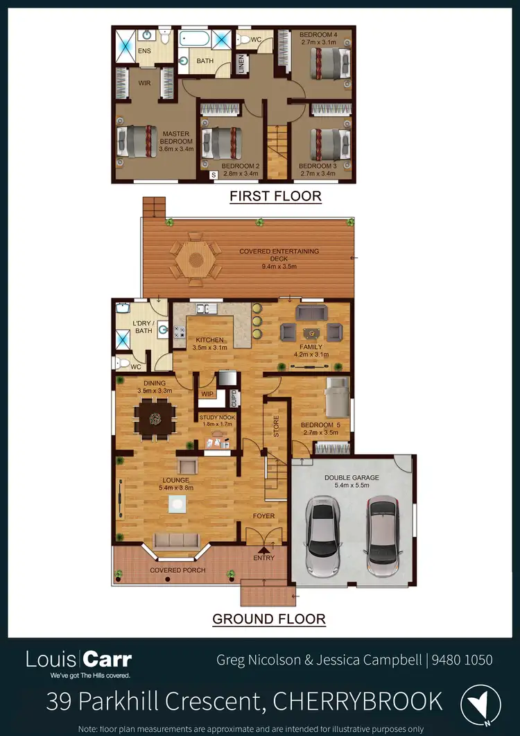 Floorplan of Homely house listing, 39 Parkhill Crescent, Cherrybrook NSW 2126