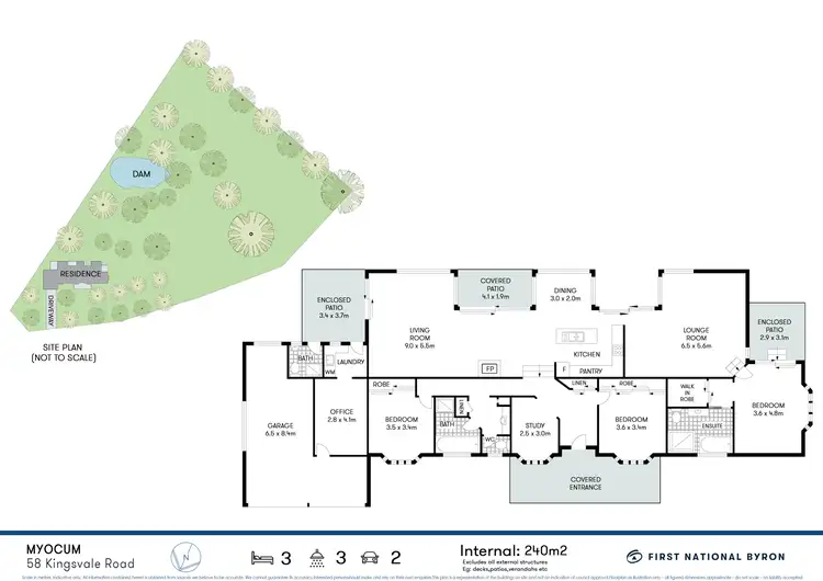 Floorplan of Homely house listing, 58 Kingsvale Road, Myocum NSW 2481
