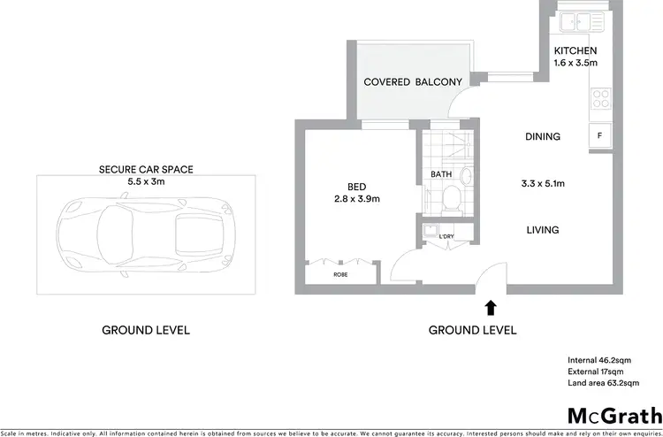 Floorplan of Homely apartment listing, 3/13 Devlin Street, Ryde NSW 2112