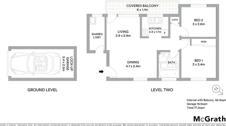 Floorplan of Homely apartment listing, 4/8 Lane Cove Road, Ryde NSW 2112