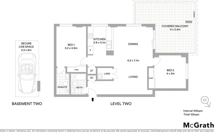 Floorplan of Homely apartment listing, 5127/84 Belmore Street, Ryde NSW 2112